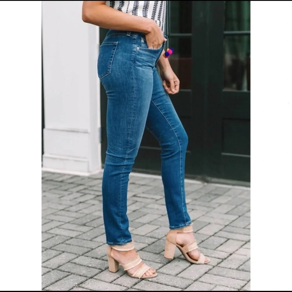AG Adriano Goldschmied Women's Skinny Jeans - Dark Blue 30